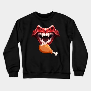 vampire teeth Crewneck Sweatshirt